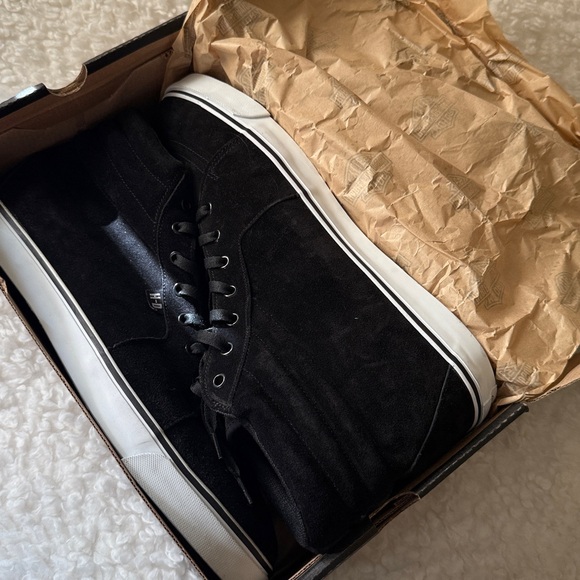 Harley-Davidson Black High-Top Sneakers - Picture 10 of 11